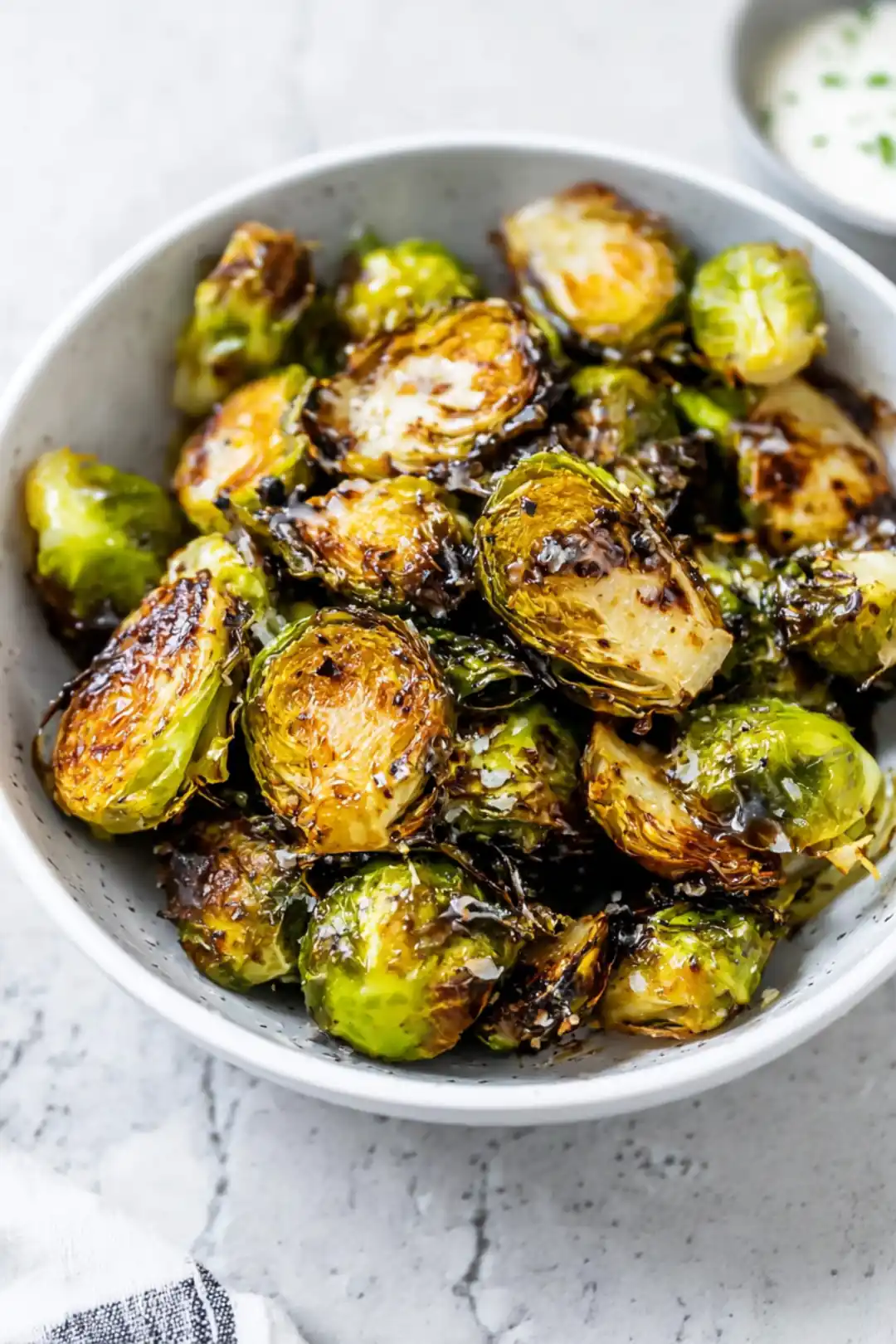 air fryer brussels sprouts balsamic