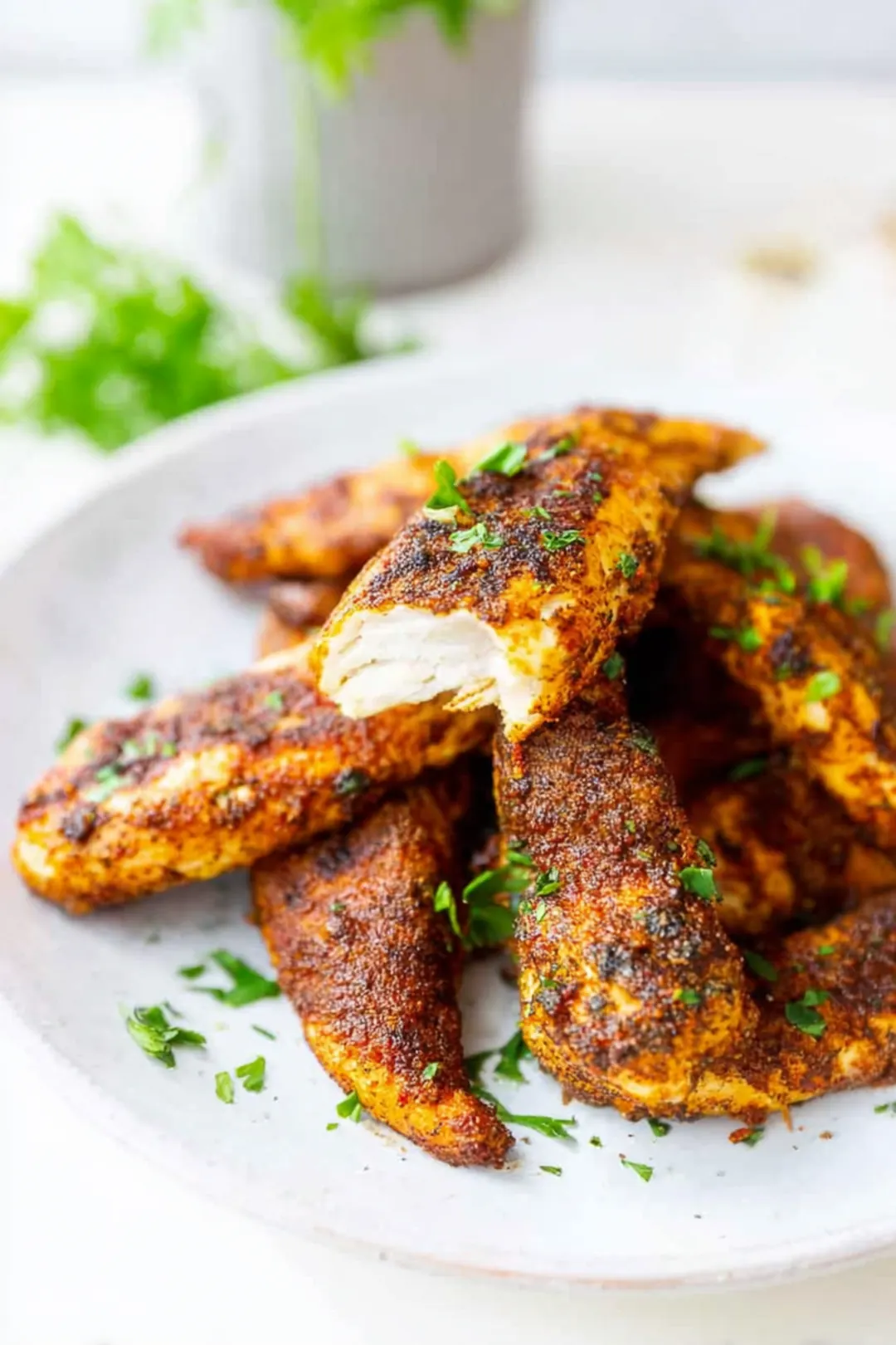 Air fryer chicken tenders no breading