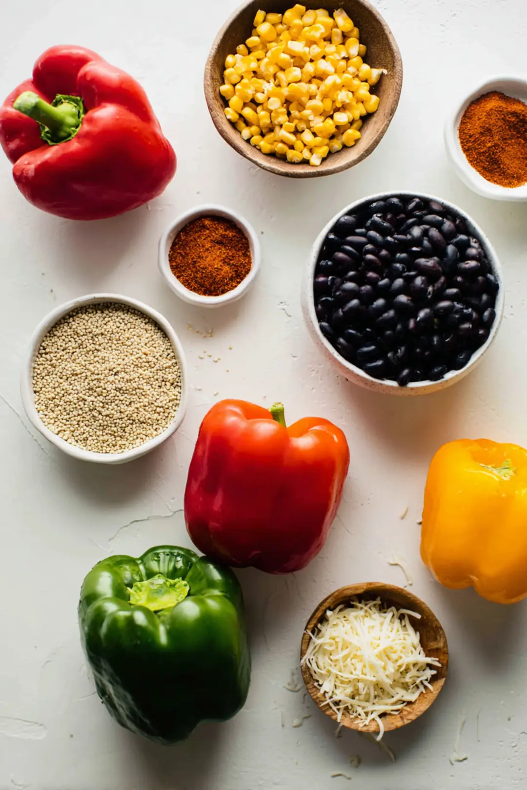 air fryer stuffed peppers ingredients