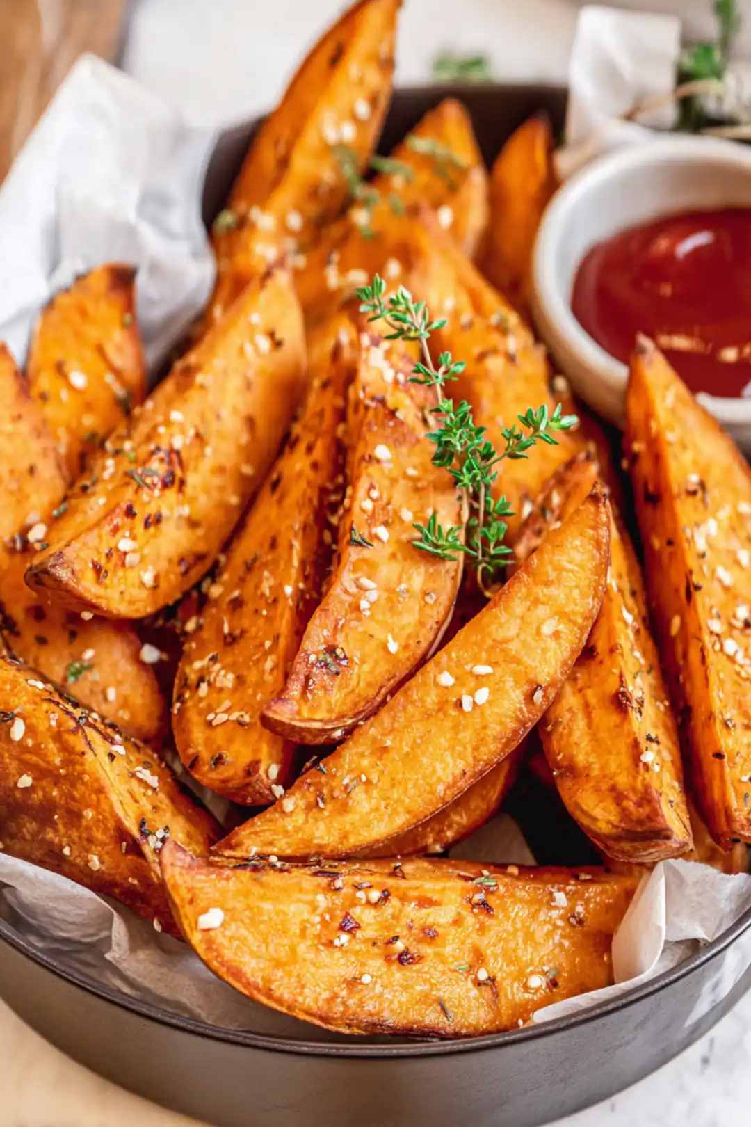 Air fryer sweet potato wedges