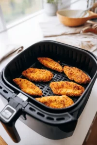 Place chicken tenders in air fryer