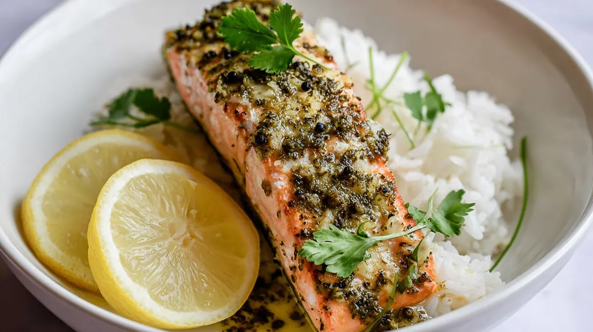 10 minute lemon garlic air fryer salmon