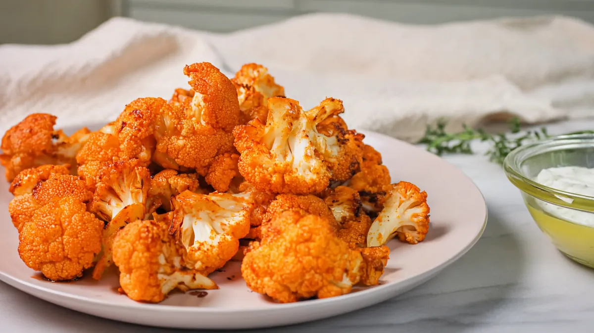 Buffalo cauliflower bites without vinegar