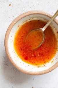 Combine honey and sriracha to create a sweet-spicy dip