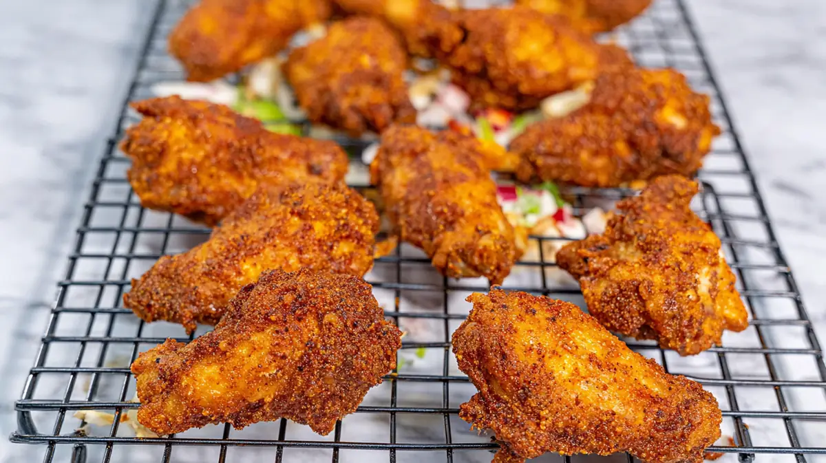 how to get crispy chicken wings without baking powder