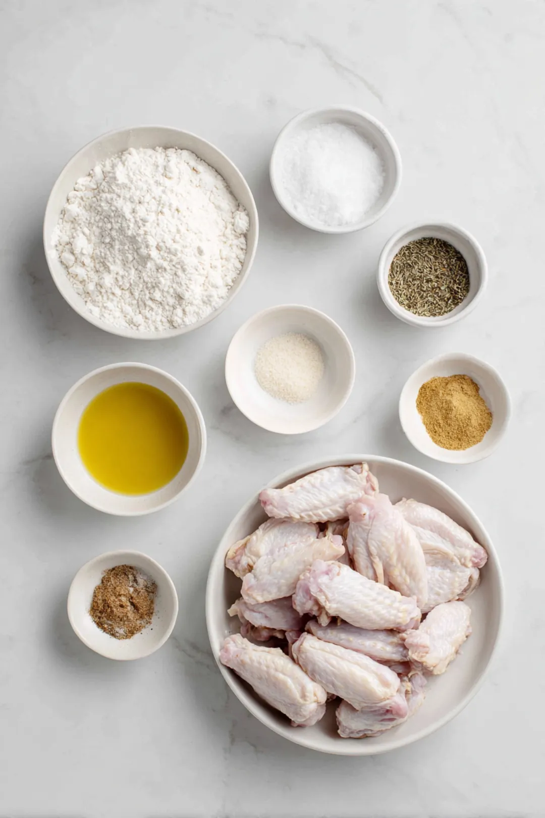 How to make crispy chicken wings without baking powder - ingredients