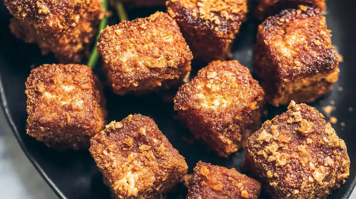 Air fryer crispy tofu