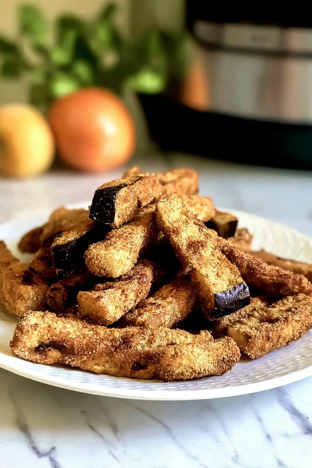 Air fryer eggplant fries