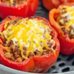 air fryer stuffed bell peppers