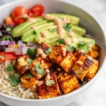 air fryer tofu meal prep bowl ideas