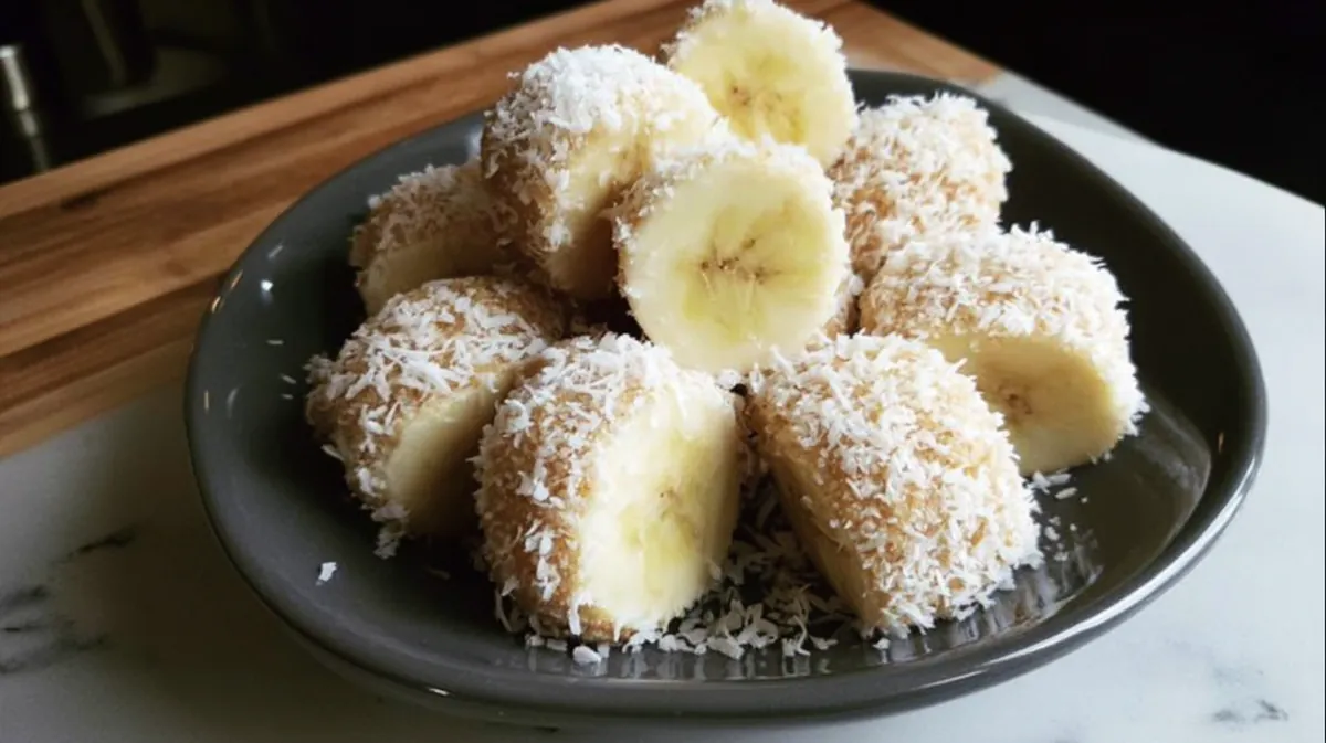 coconut banana bites for toddlers