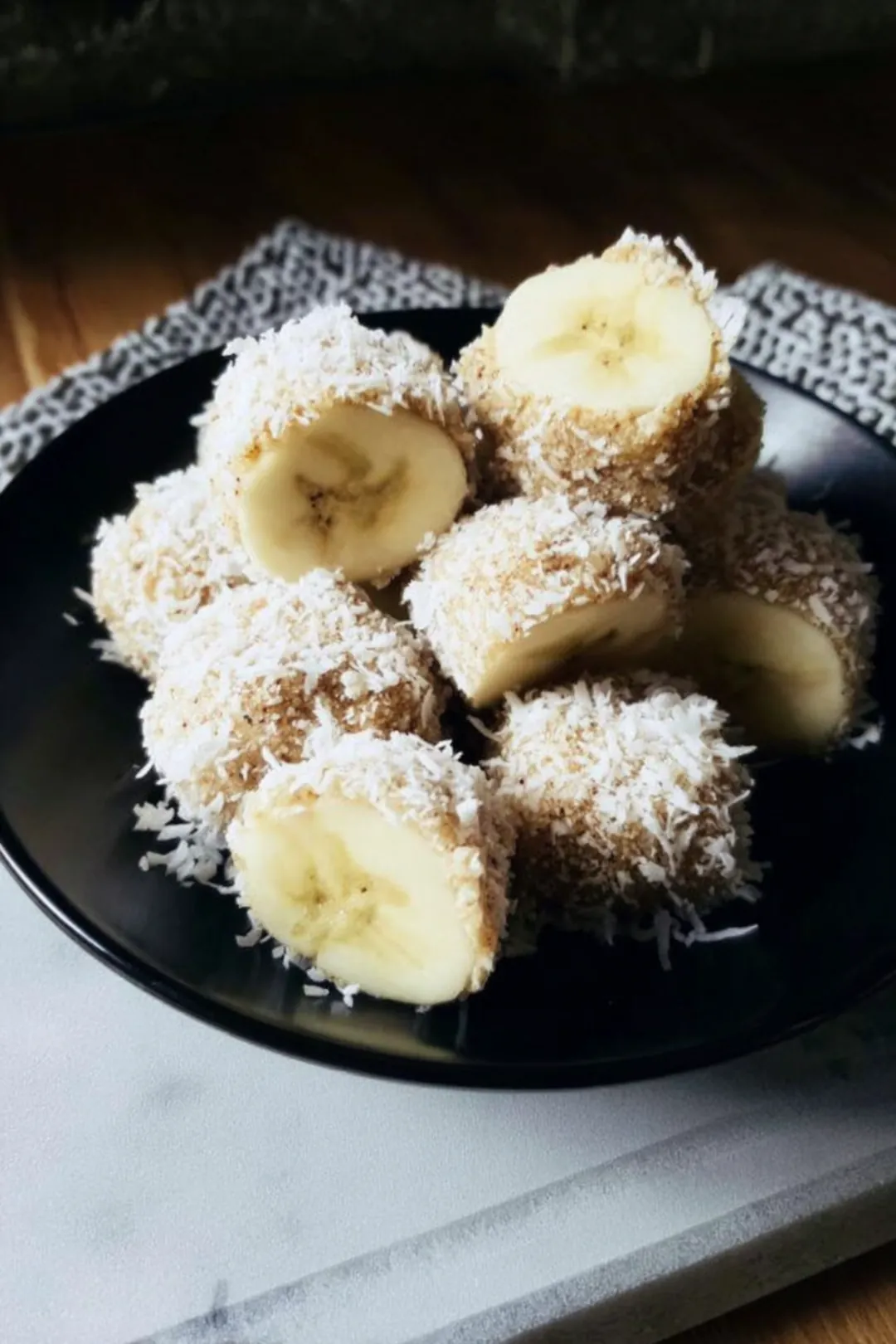 coconut banana bites for toddlers