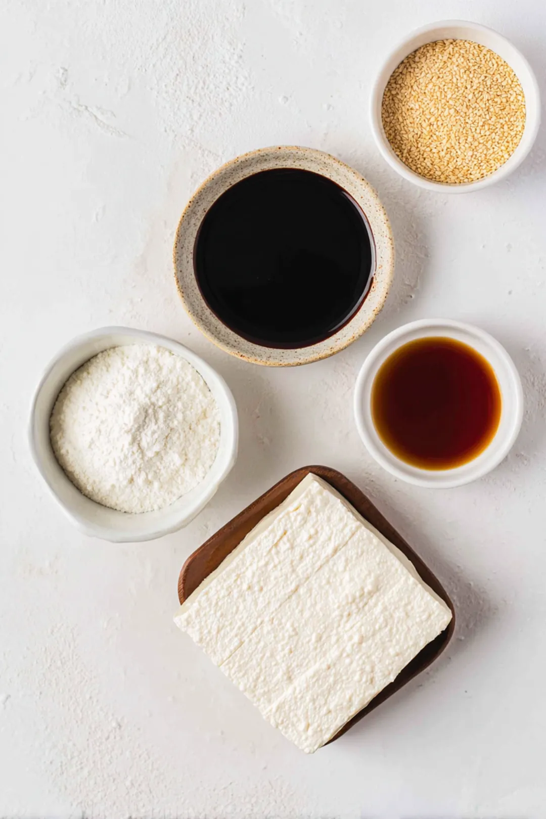 How to get tofu super crisp in air fryer - ingredients