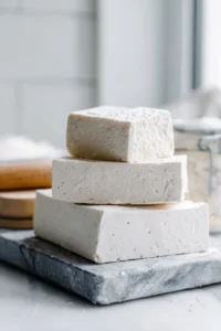 Press and cube firm tofu