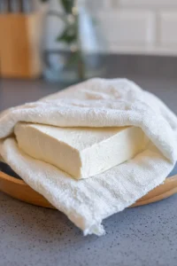 Press tofu to remove excess moisture and cut into cubes