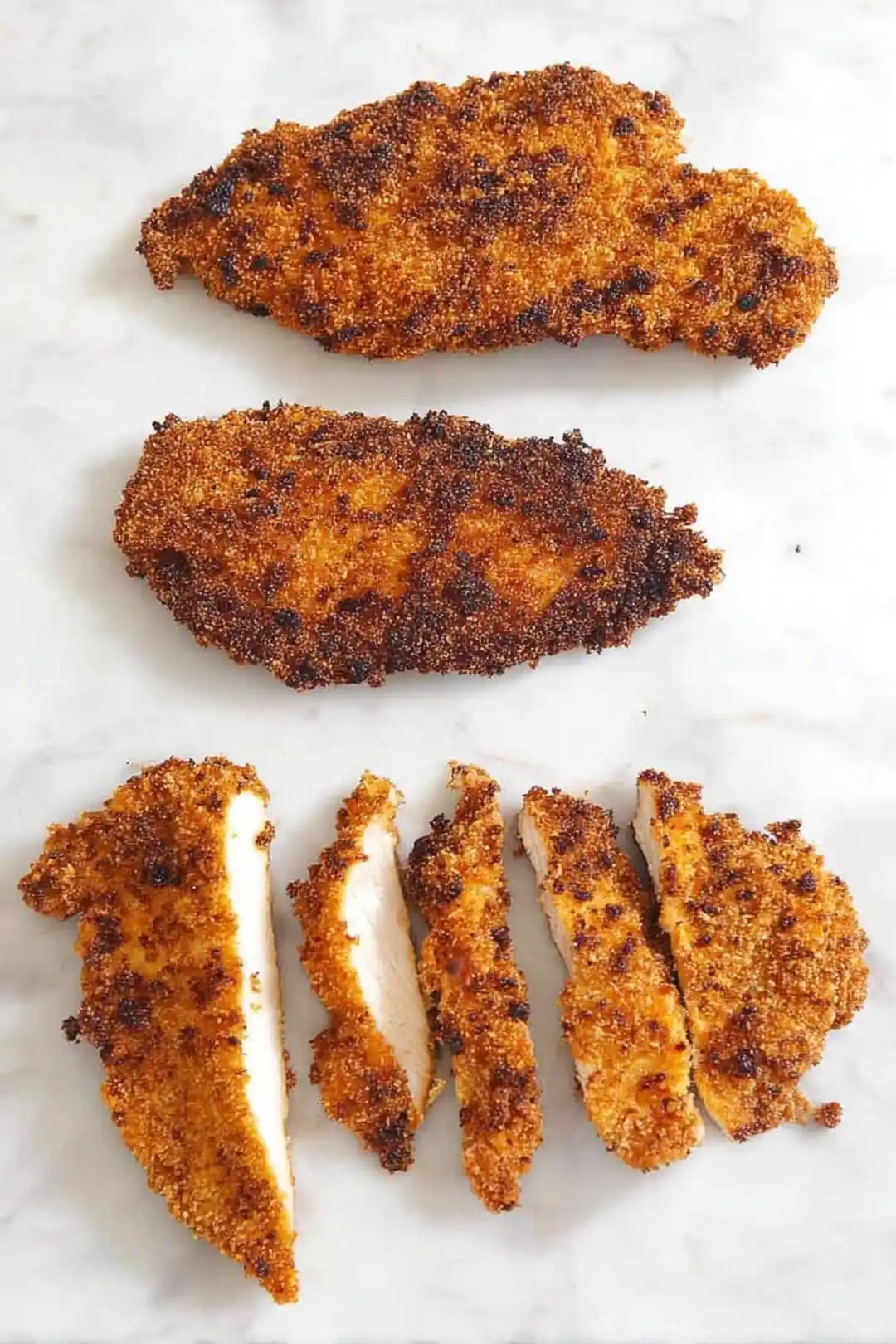 Air fryer breaded chicken cutlets without egg