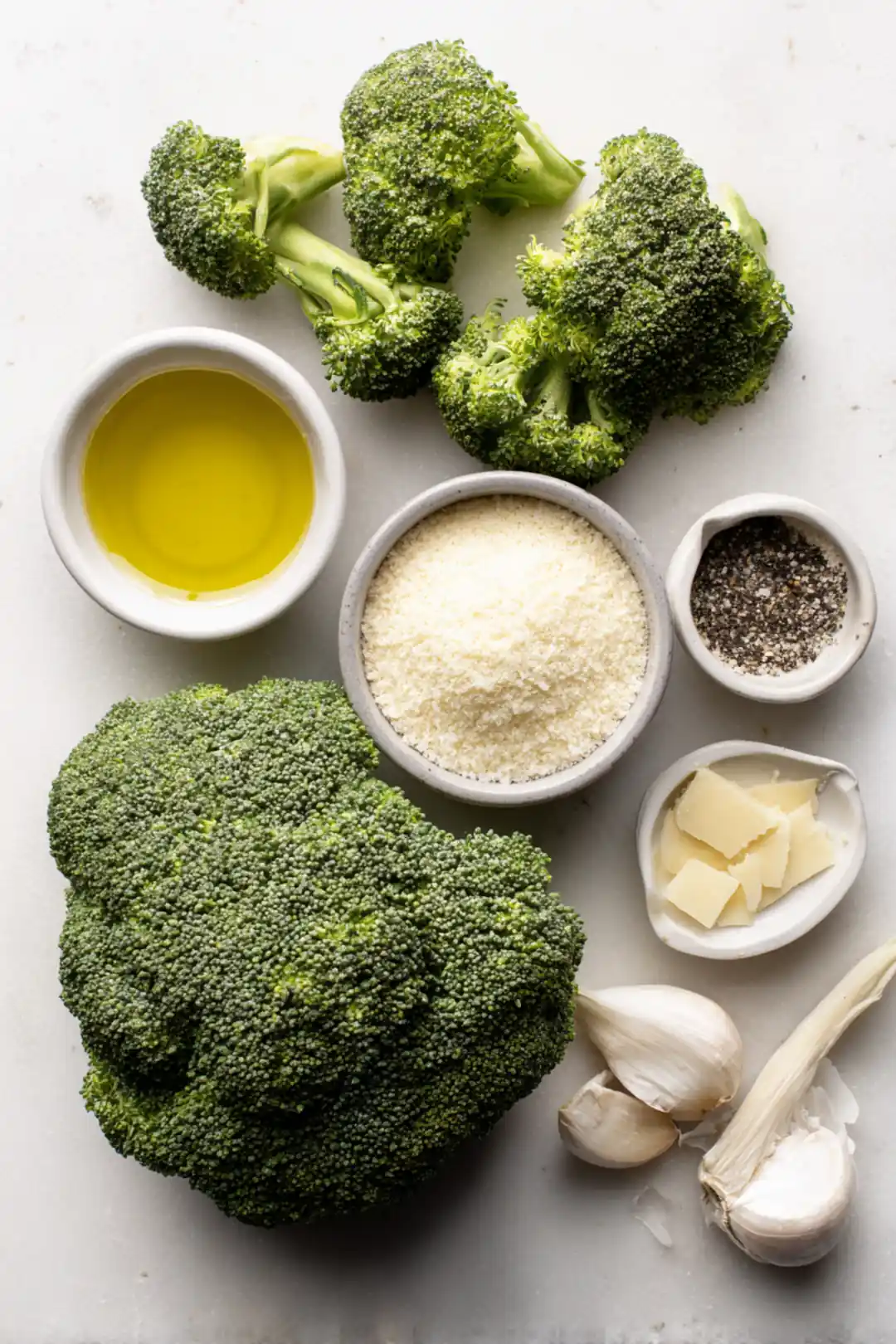 Air Fryer Broccoli Parmesan - ingredients