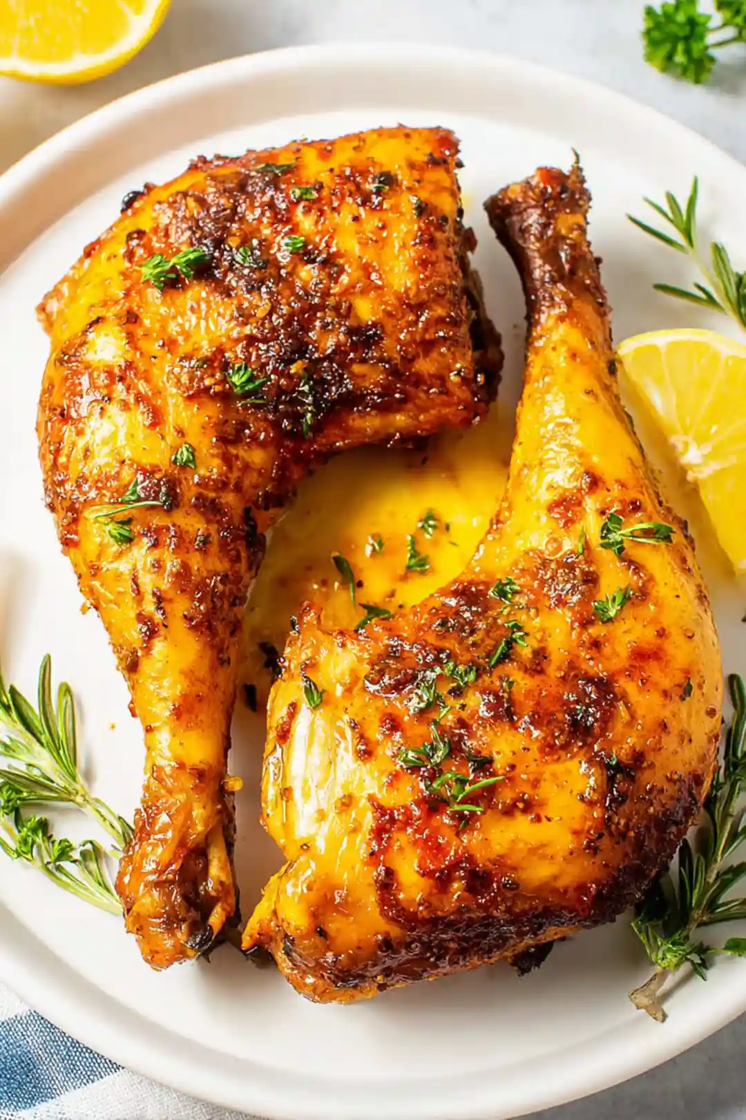 air fryer chicken leg quarters time and temperature