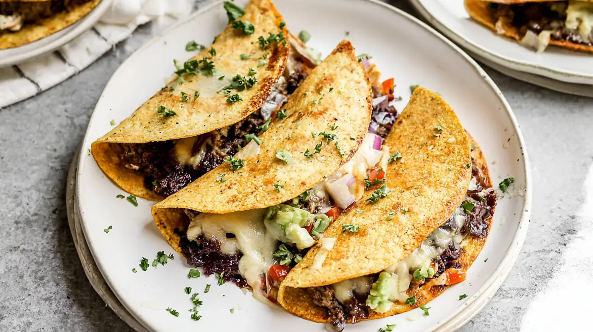 Air fryer holiday tacos