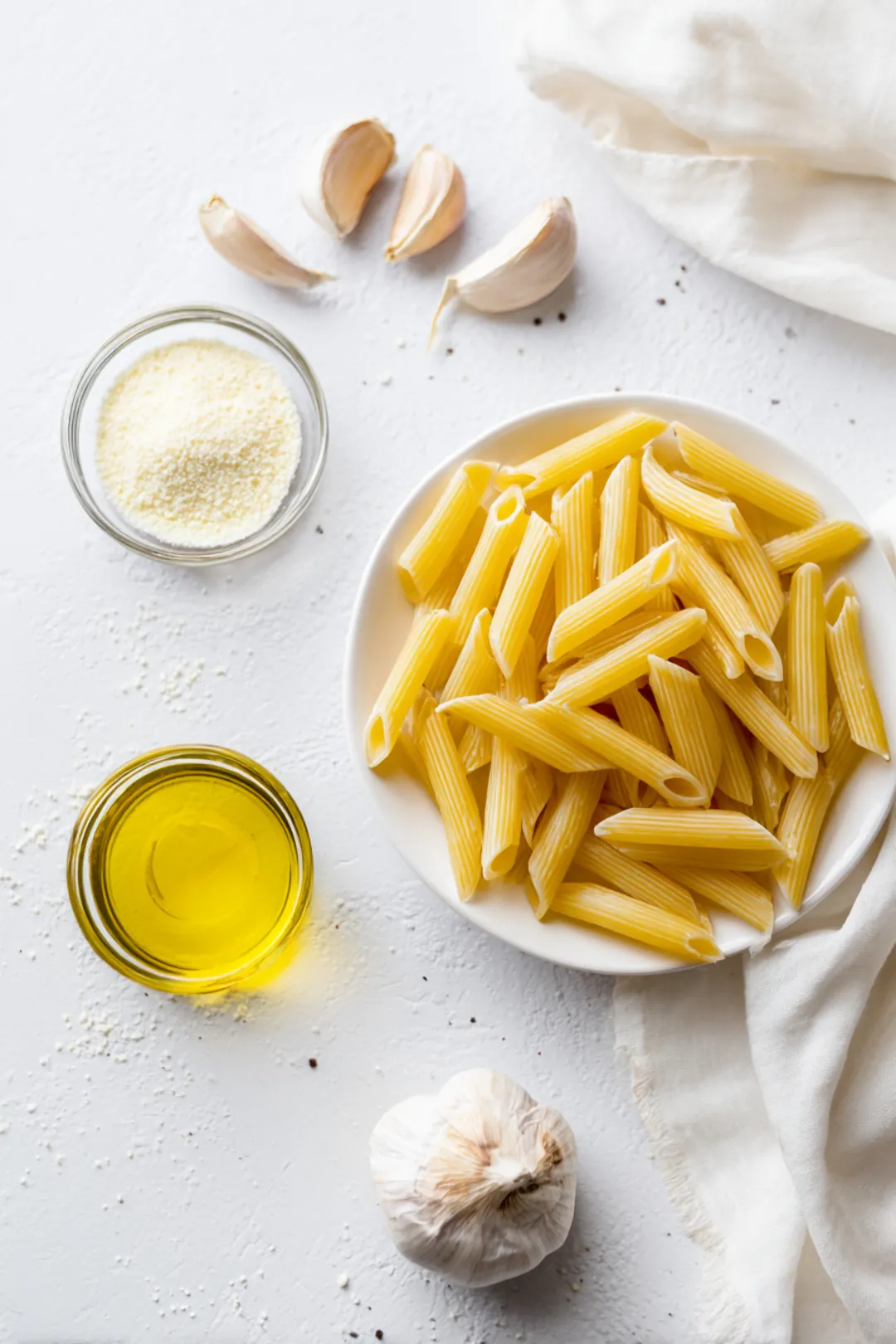 Air fryer pasta chips ingredients