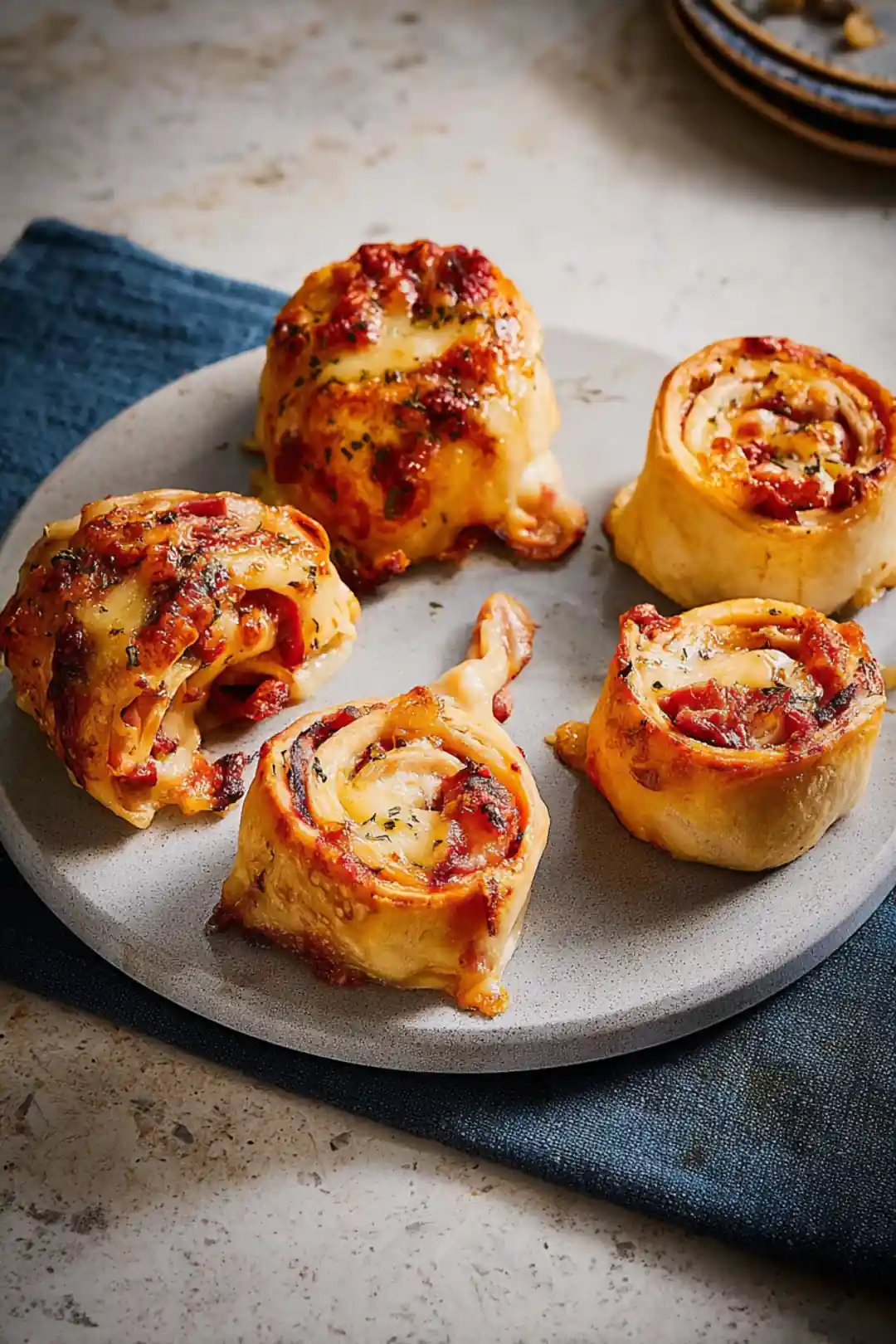 Air fryer turkey brie rolls