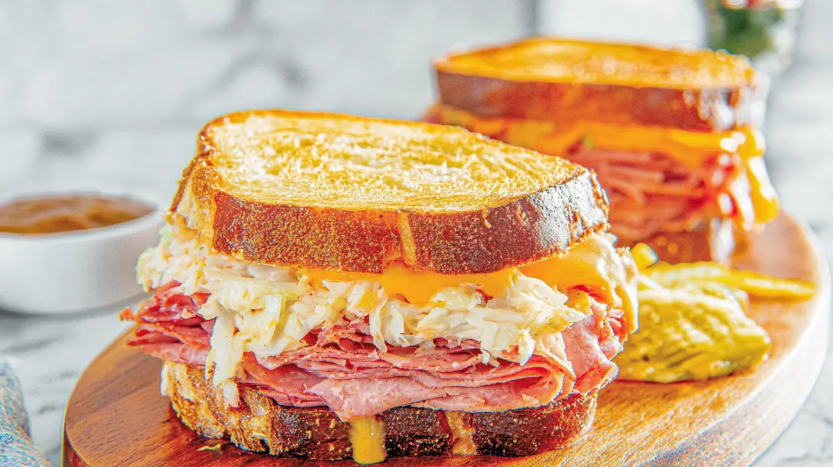 Air Fryer Turkey Reuben
