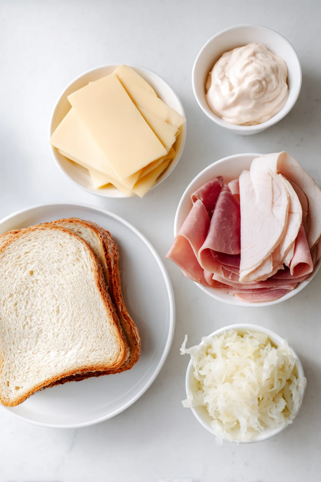 Air Fryer Turkey Reuben - ingredients