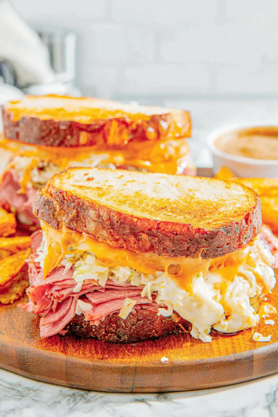 Air Fryer Turkey Reuben