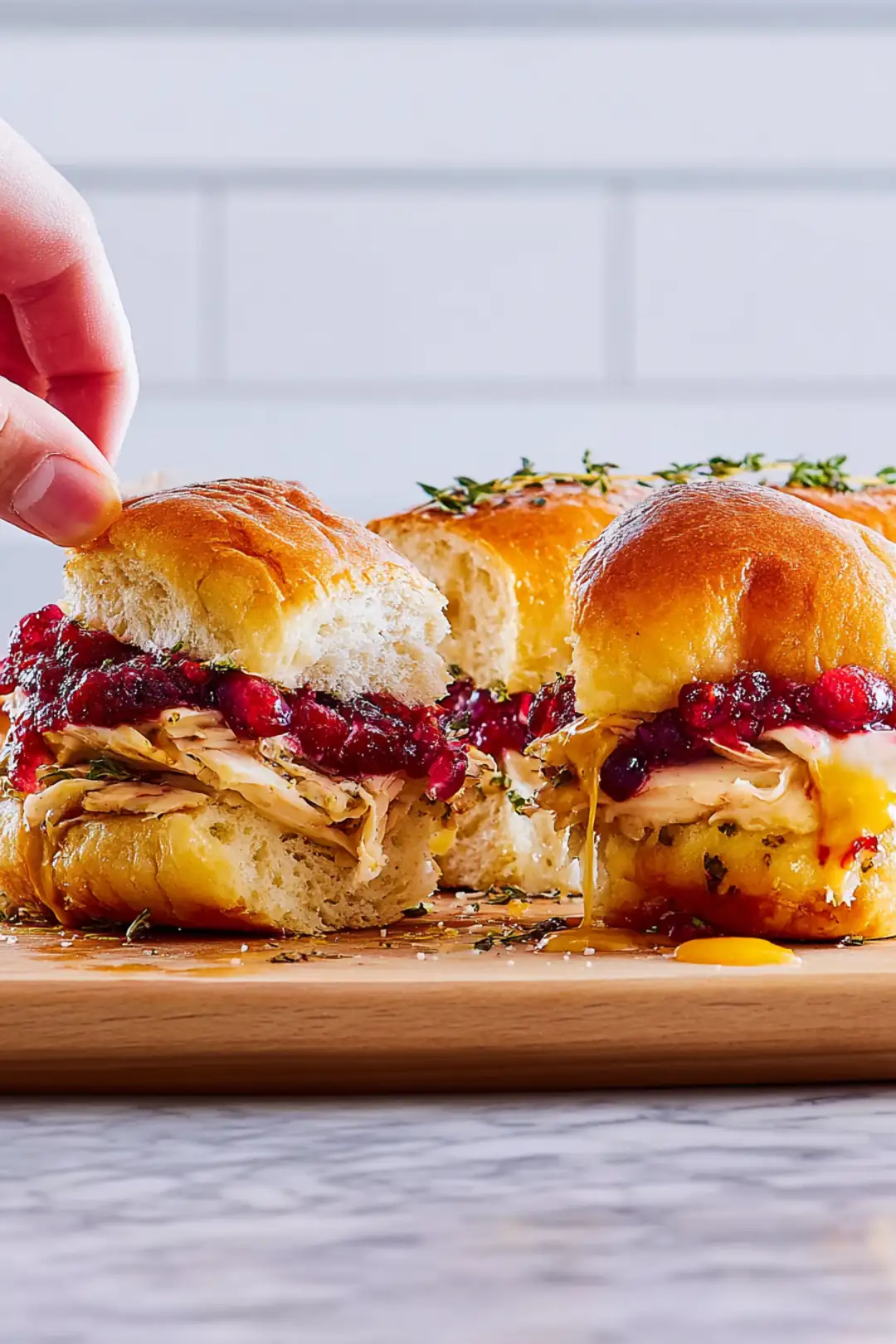cranberry butter sliders