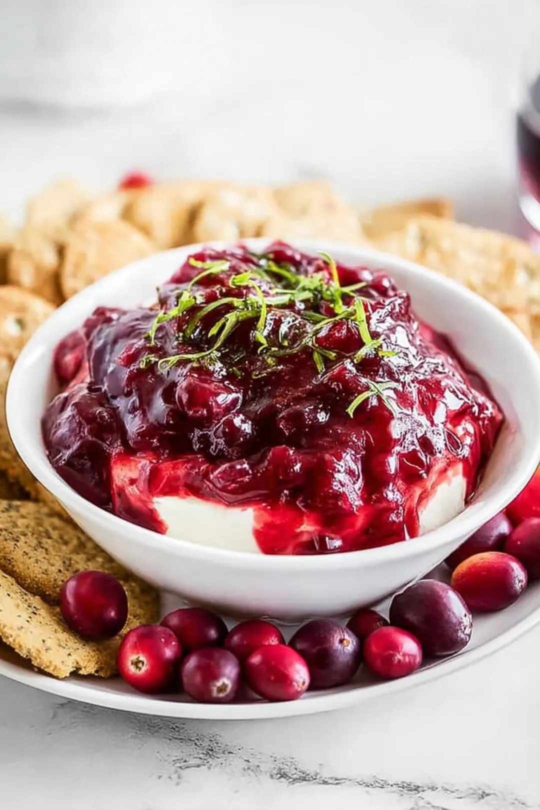 Cranberry dipping sauce