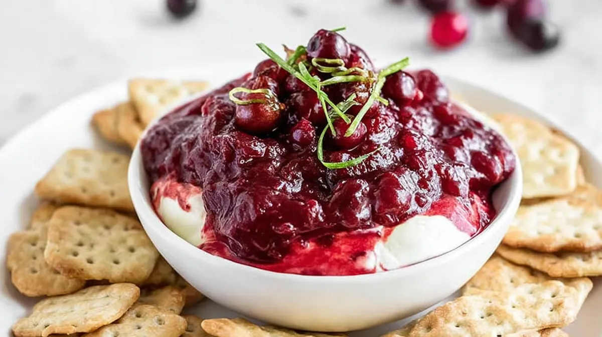 Cranberry dipping sauce