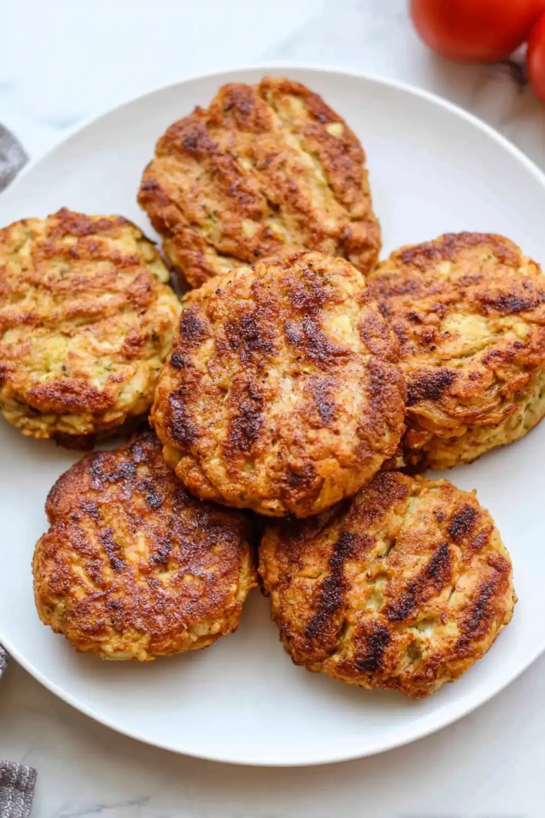 Crispy air fryer chicken patties without the need to flip