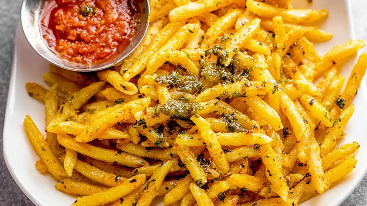 crunchy pasta snack