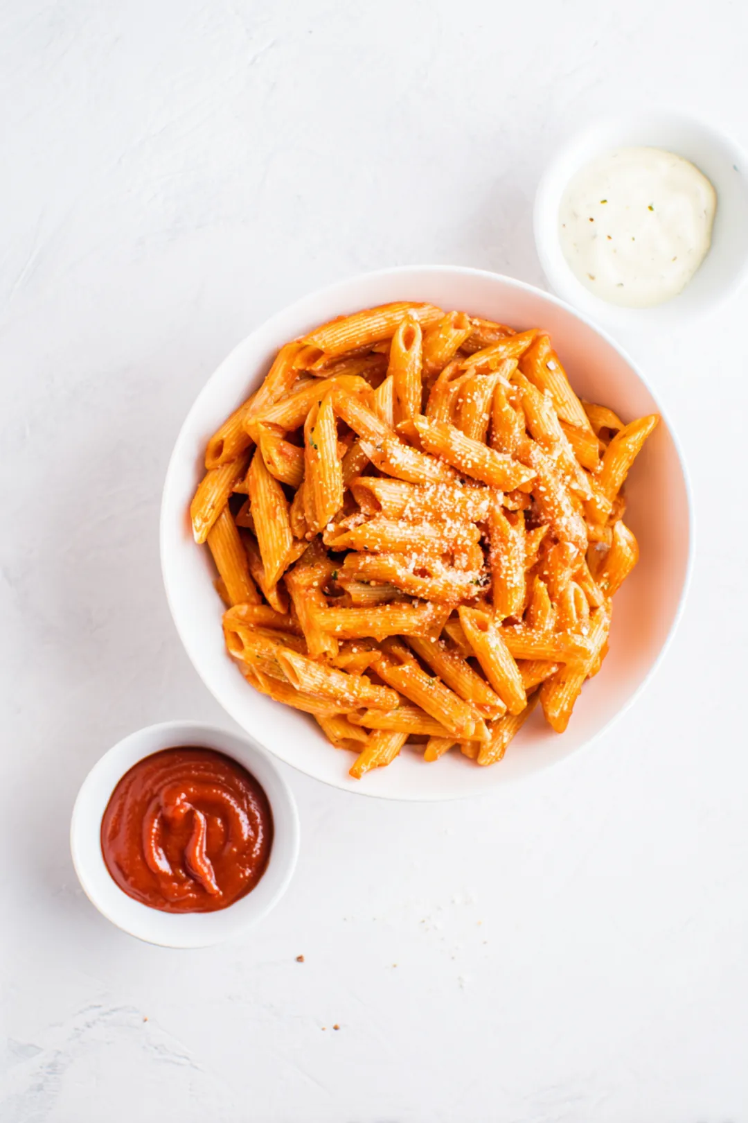 Crunchy pasta snack ingredients