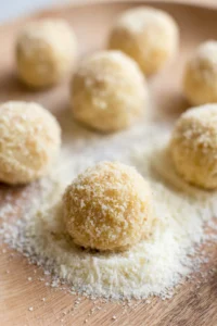 Dredge each croquette in flour, then dip in egg, and finally coat with breadcrumbs until evenly covered.