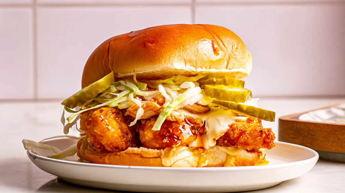 Hot honey turkey sandwich air fryer