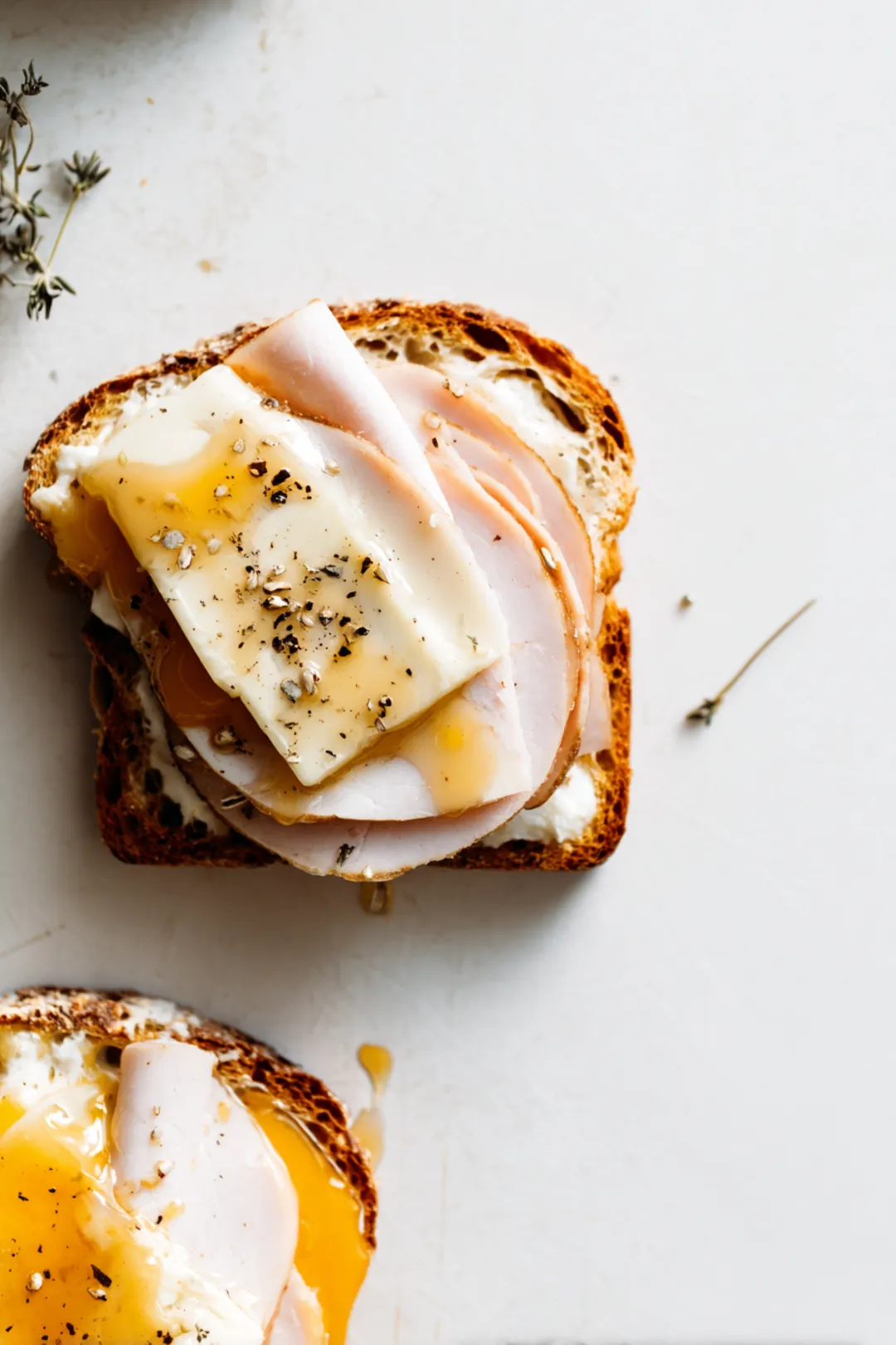 Hot honey turkey sandwich air fryer - ingredients