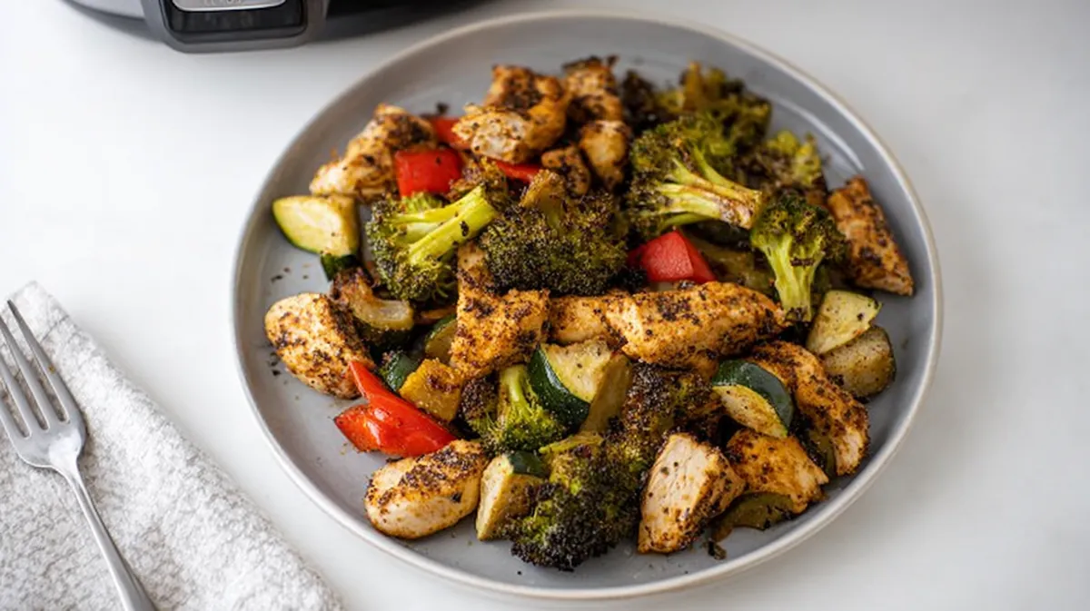 Keto air fryer lunch