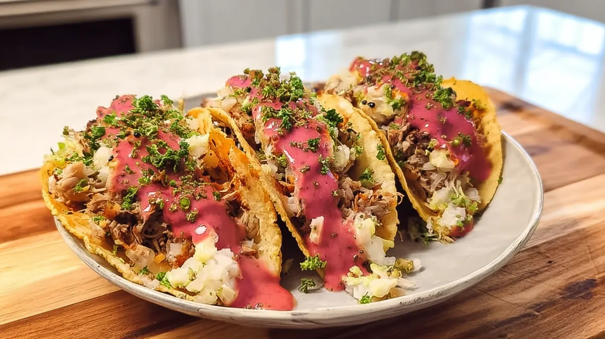 Leftover Smash Tacos