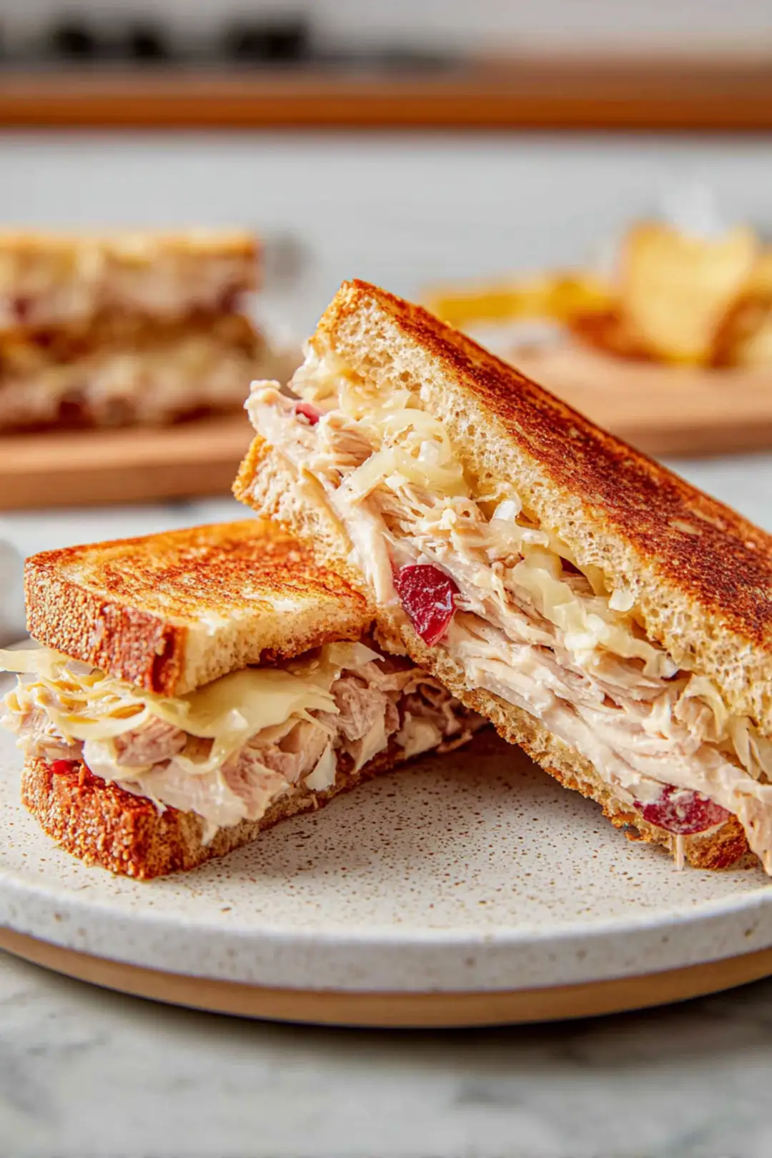 Leftover turkey reuben hack
