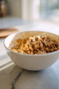 Mix shredded turkey and stuffing in a bowl and warm in a skillet