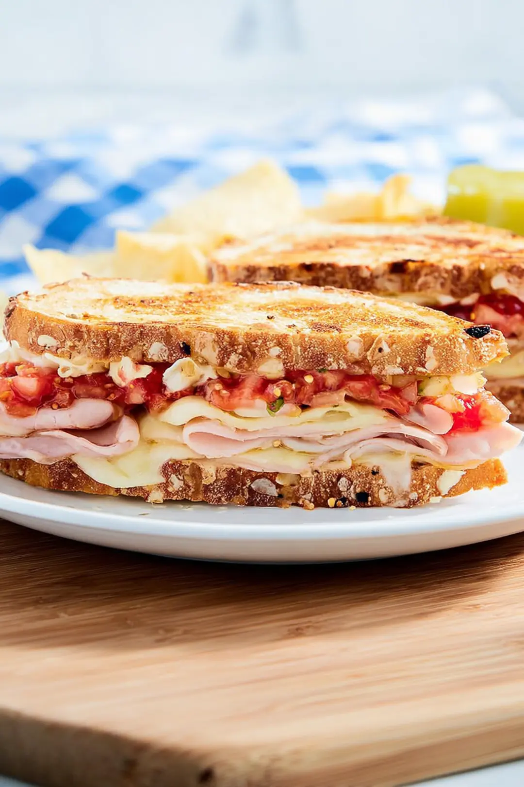 spicy cranberry turkey melt