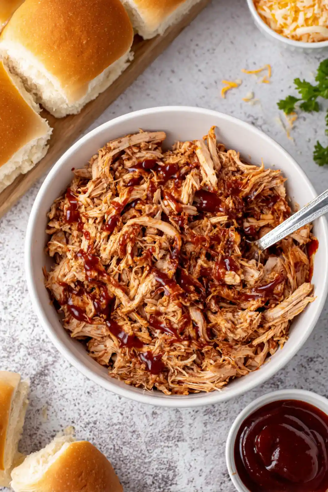 Spread turkey mixture over Hawaiian rolls