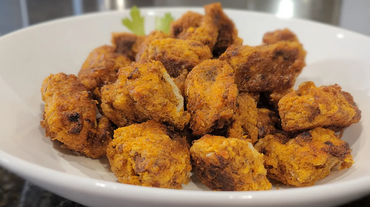 Stuffing crouton nuggets