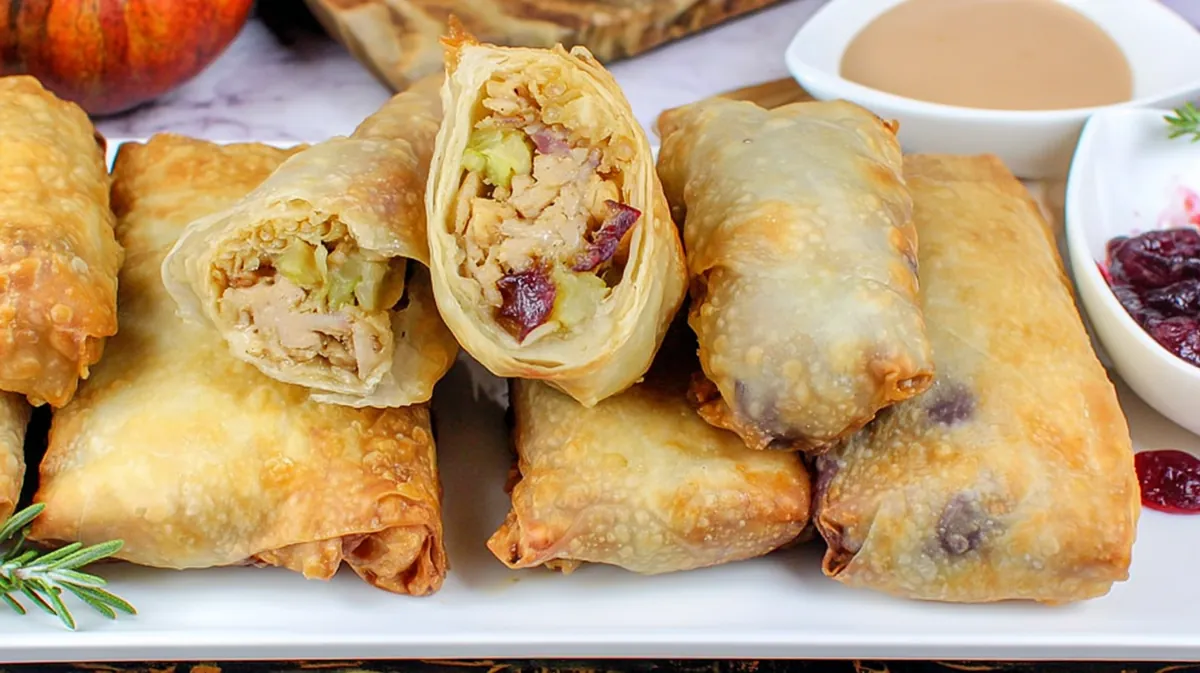Thanksgiving egg rolls air fryer