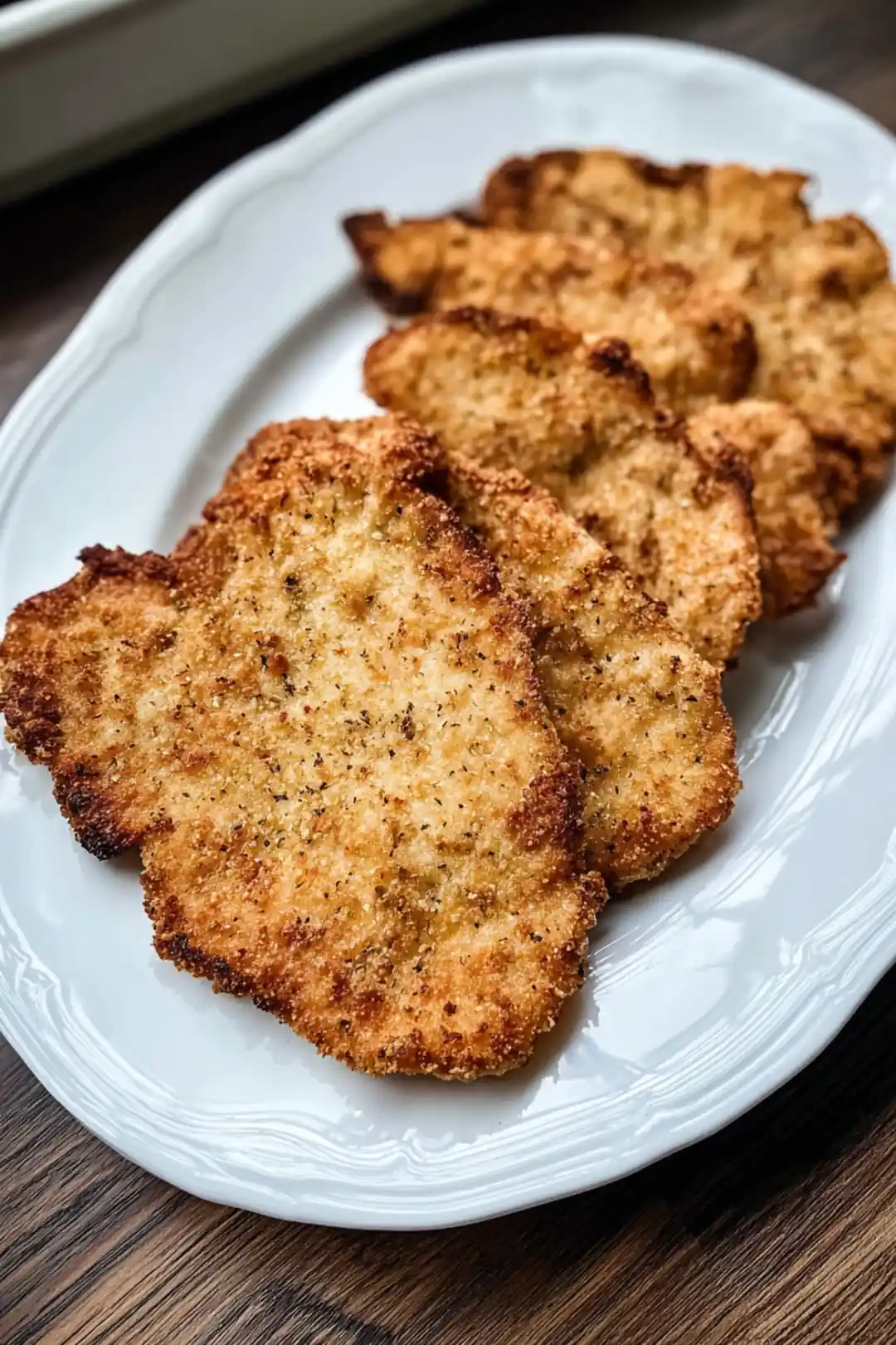 Thin sliced air fryer chicken cutlets