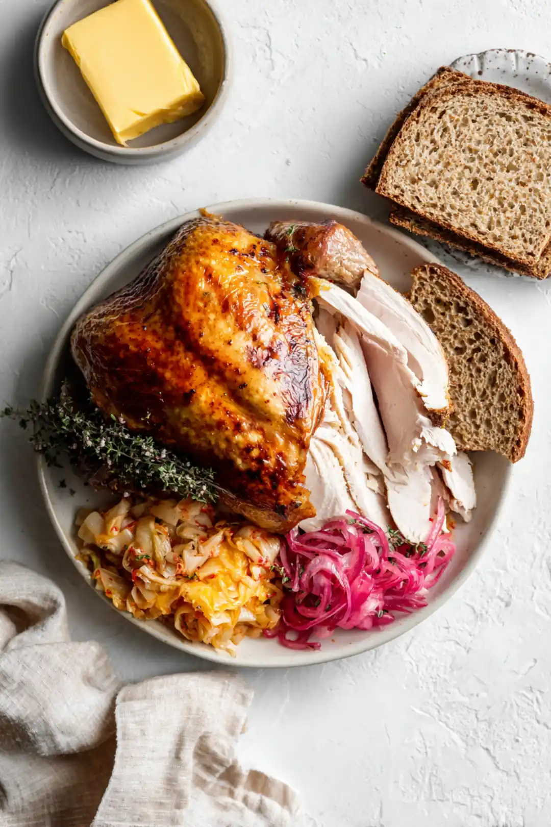 turkey kimchi melt air fryer - ingredients