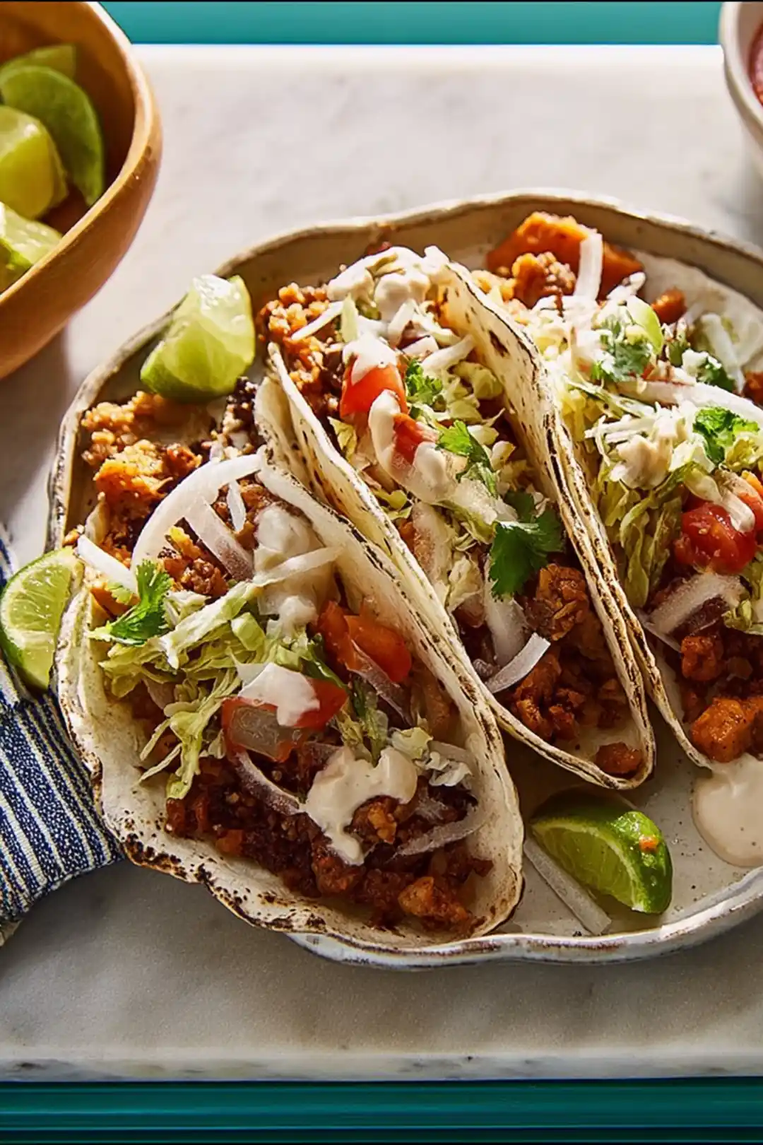 Turkey stuffing smash tacos