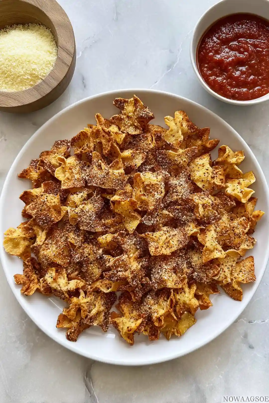 Viral pasta chips recipe