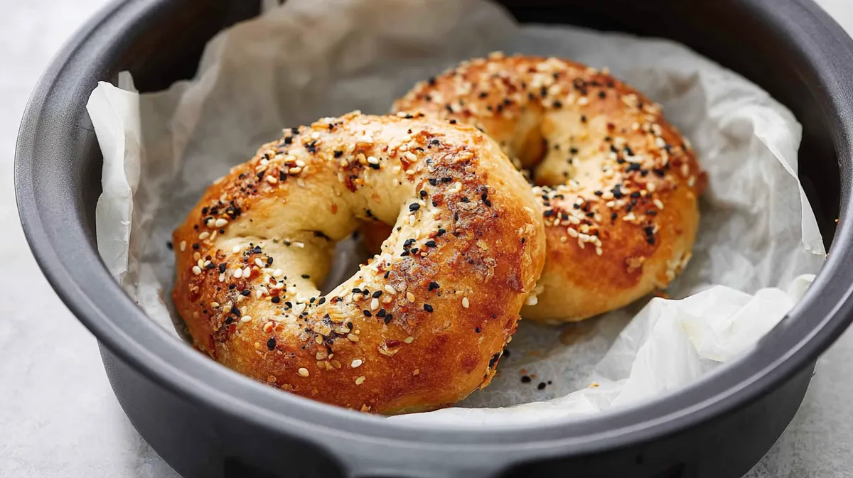 2 ingredient greek yogurt bagels air fryer